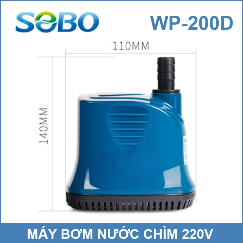 Máy bơm hút đáy bể cá Sobo WP-200D
