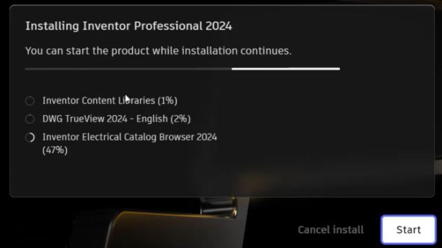 Doi cai dat Inventor 2024