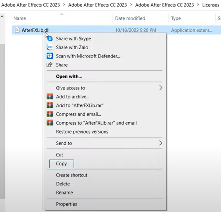 after effects 2023 6