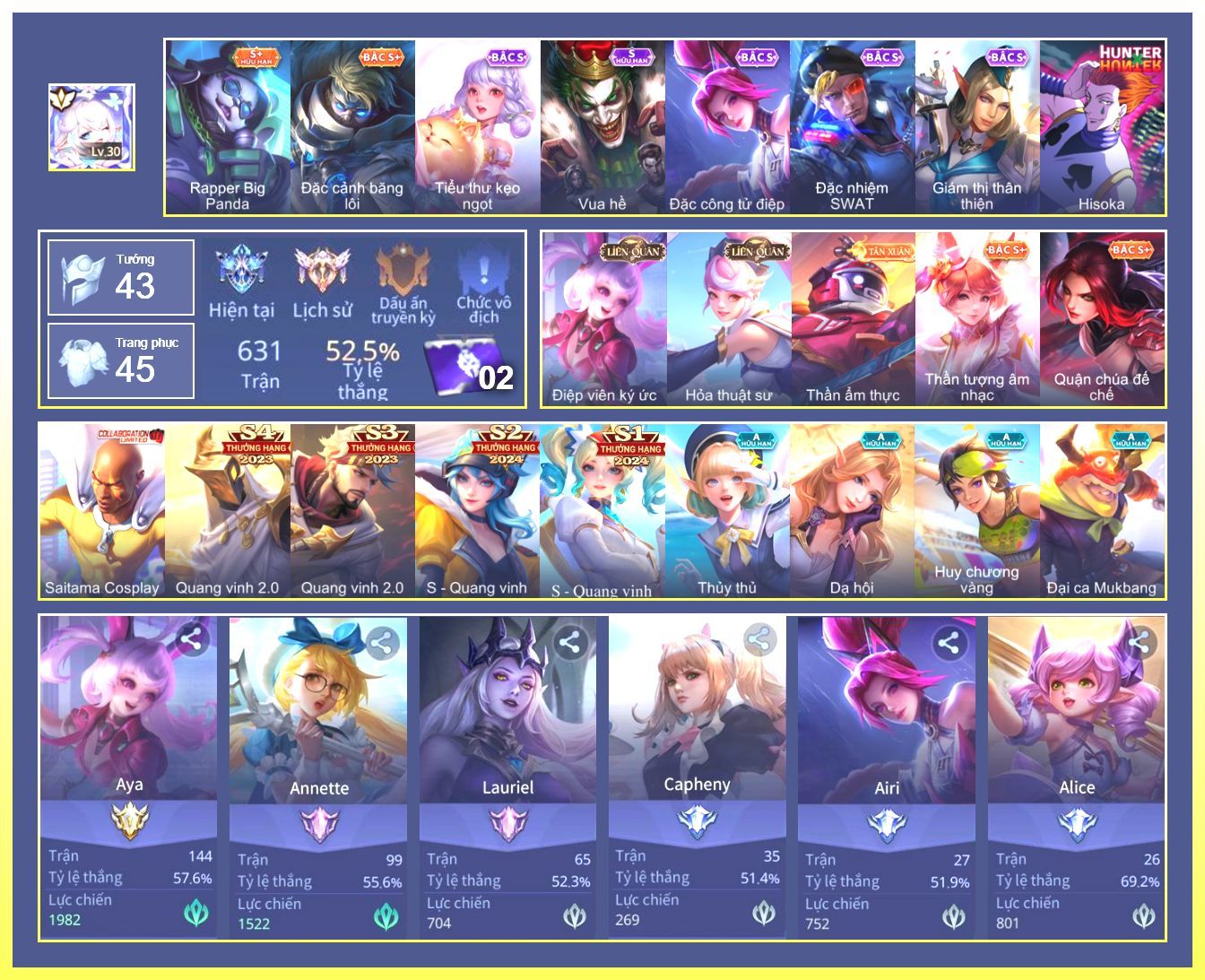 Tặng Acc Liên Quân Miễn Phí 2026 | Acc VIP, Full Tướng, Full Skin 2 Acc Liên Quân free VIP
