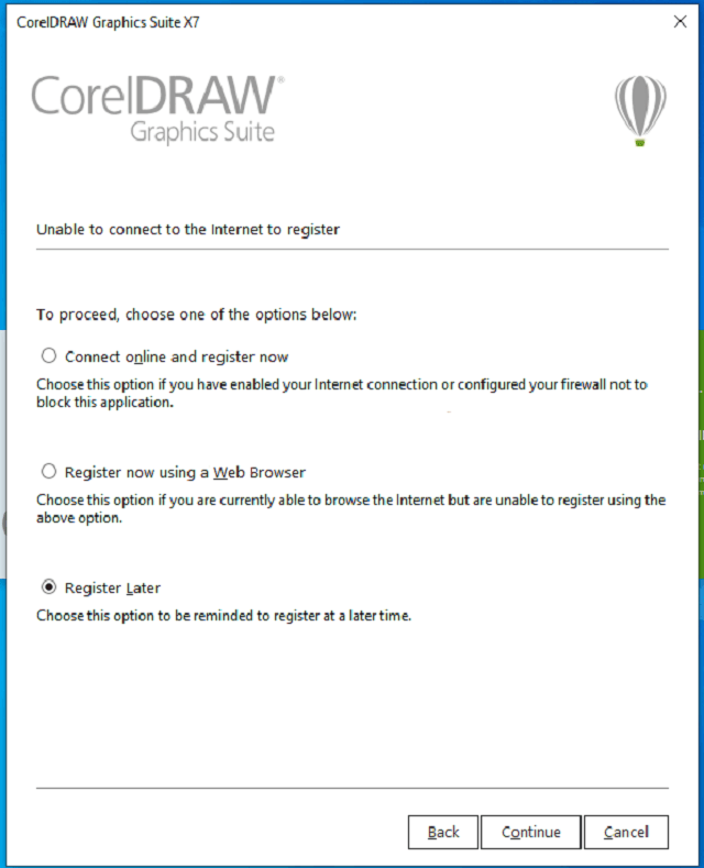 cai dat CorelDRAW X7 9