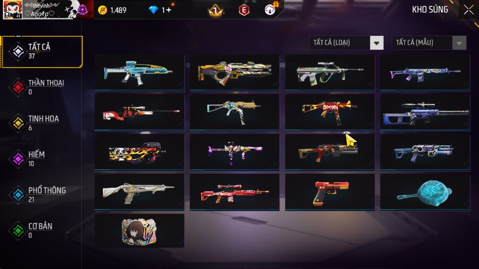Chia sẻ Acc Free Fire miễn phí VIP, có skin hiếm cập nhật 2026 5 Tặng Acc FF miễn phí nhiều skin súng