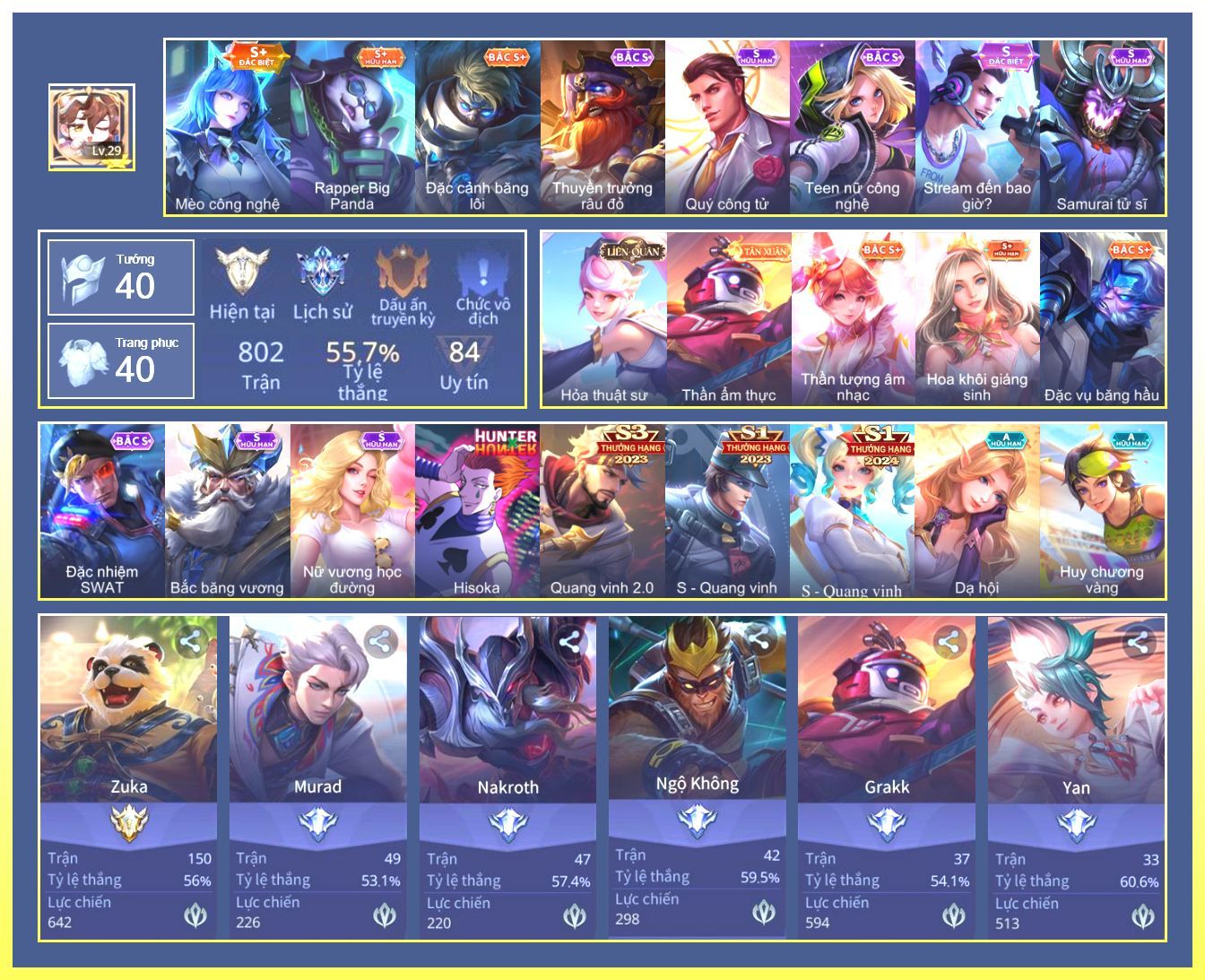 Tặng Acc Liên Quân Miễn Phí - Full Tướng, Full Skin, Cập Nhật 2026 4 Tặng Acc Liên Quân Miễn Phí full tướng, full trang phục
