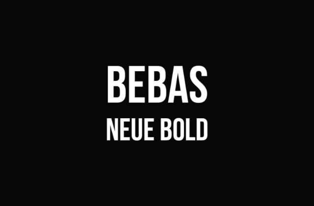 Bebas Neue