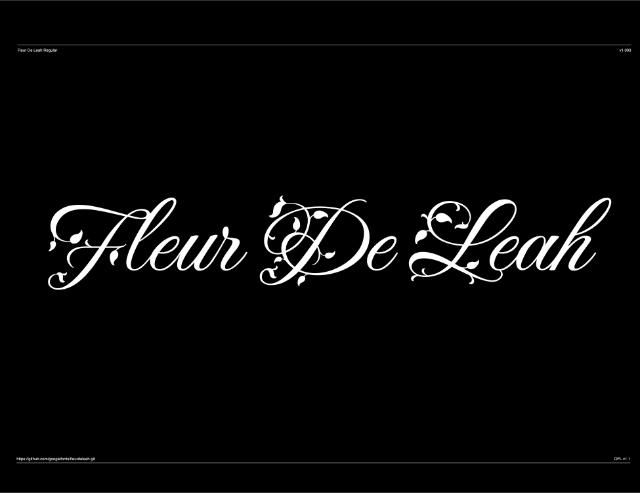 Font Fleur De Leah.1