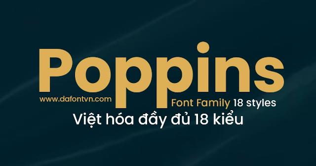 Font Poppins