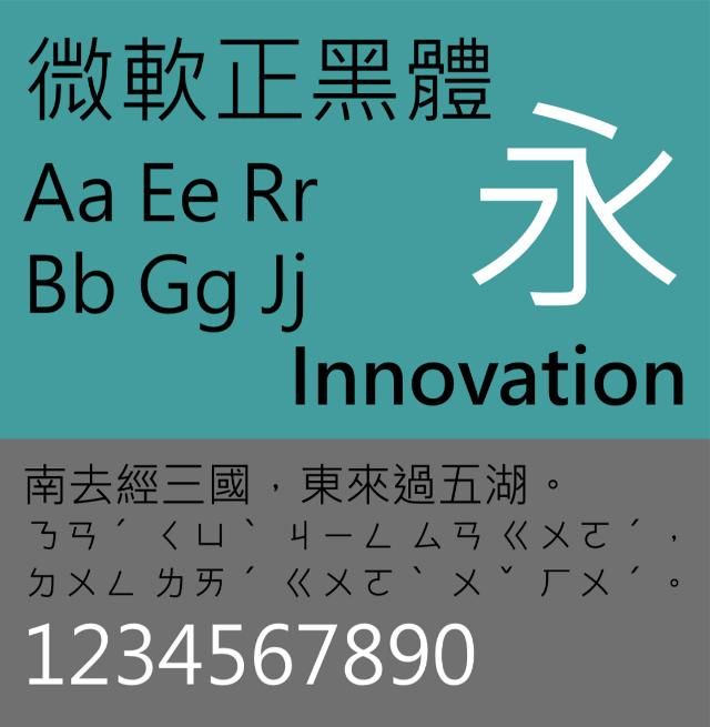 Tổng hợp 20+ Font chữ Trung Quốc đẹp, chuẩn thiết kế (Tải Miễn Phí) 5 Microsoft JhengHei