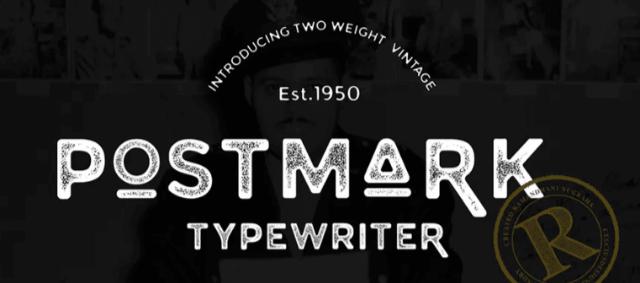 Postmark Typewriter
