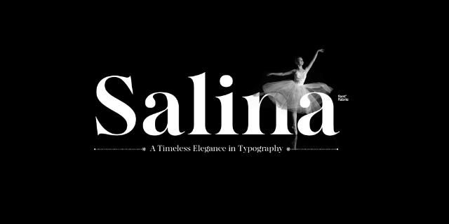 Salina Font Fabric