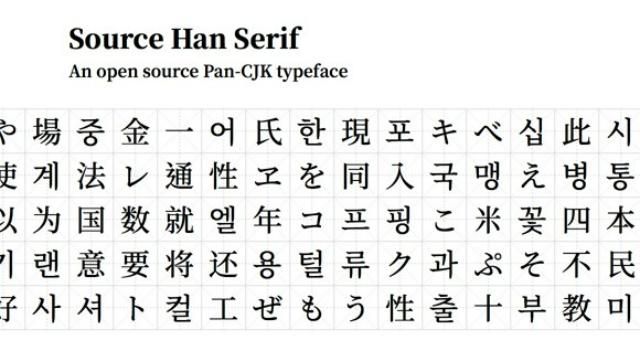 Tổng hợp 20+ Font chữ Trung Quốc đẹp, chuẩn thiết kế (Tải Miễn Phí) 10 Source Han Serif