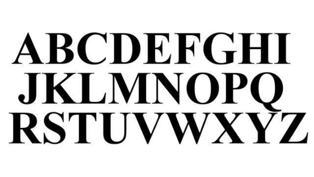 Font Times New Roman 