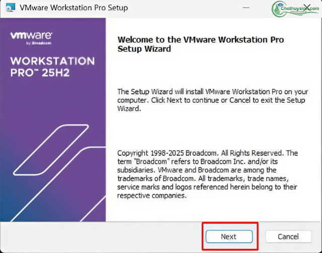 VMware Workstation Pro 25H2