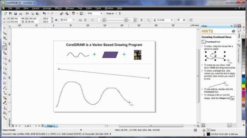 Các tính năng của Corel x5