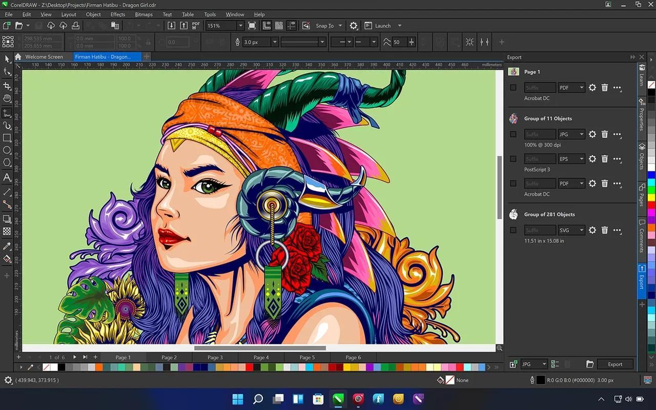 Các tính năng cốt lõi và cải tiến trong CorelDraw 2022