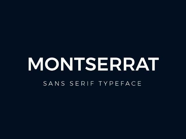 download font montserrat