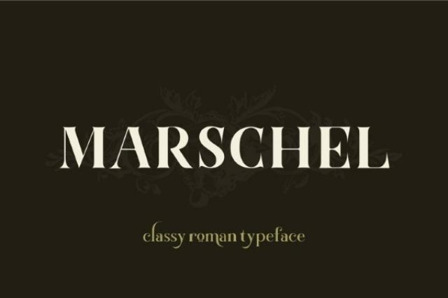 font roman marschel