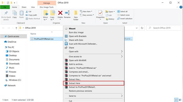 Hướng dẫn tải Office 2019