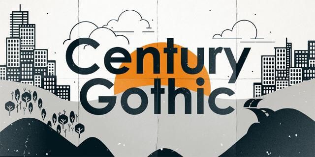 Top 20+ Font chữ quảng cáo Việt Hóa 2026 hút mắt cho biển hiệu 10 Century Gothic