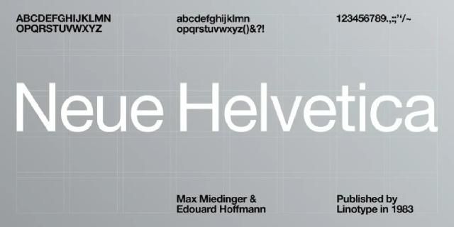 Helvetica Neue
