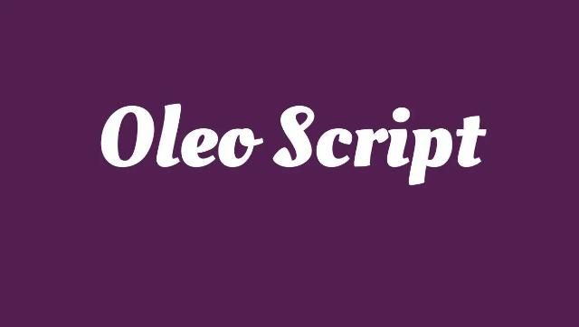Oleo Script