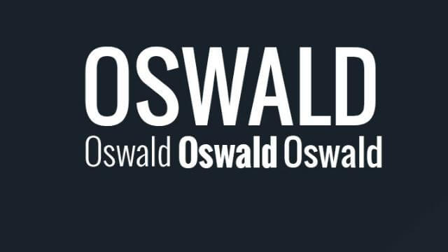 Top 20+ Font chữ quảng cáo Việt Hóa 2026 hút mắt cho biển hiệu 17 Oswald