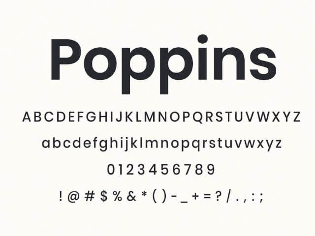 Top 20+ Font chữ quảng cáo Việt Hóa 2026 hút mắt cho biển hiệu 16 Poppins