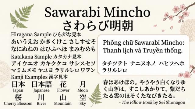 Sawarabi Mincho
