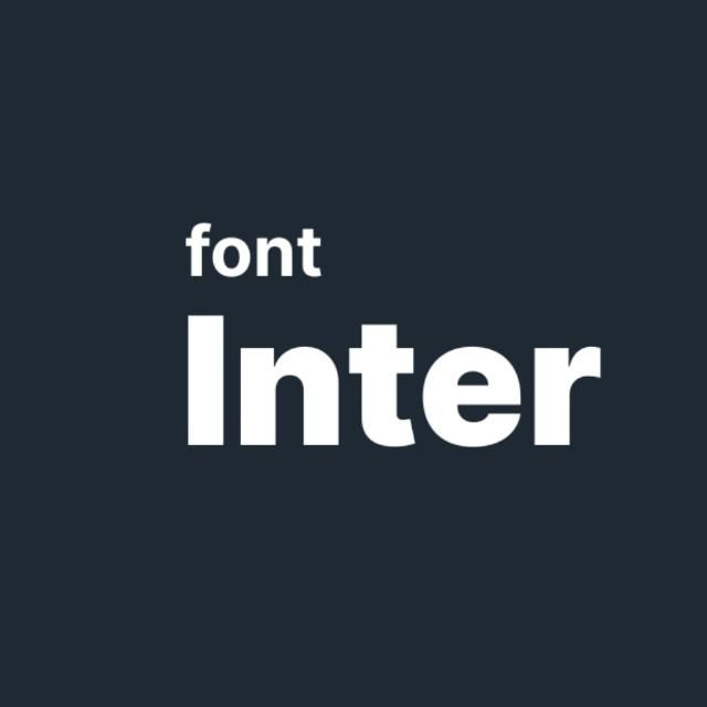 download font inter