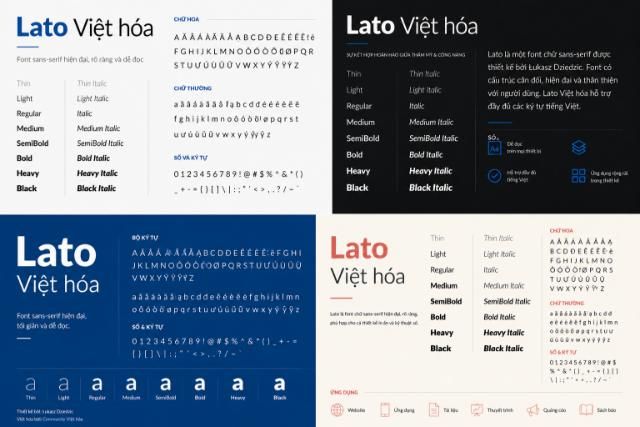 font Lato Viet hoa 1