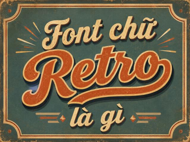 Font chữ Retro là gì?