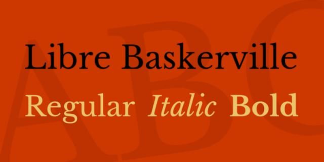 Libre Baskerville